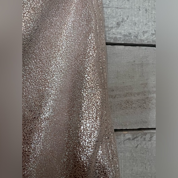 Free People - Metallic Suede Skirt - Size 12 - Picture 4 of 4